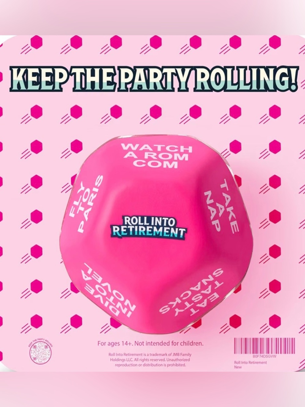 Jumbo Decision Dice- Funny retirement gift - Picture 9 of 13